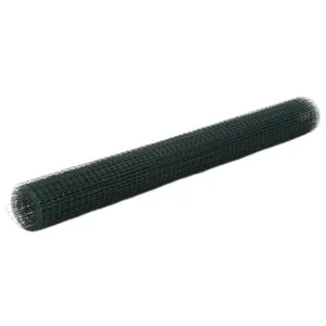 Comparateur de prix : vidaXL Grillage Acier avec revêtement en PVC 25x1,5 m Vert