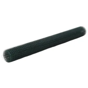 Comparateur de prix : vidaXL Grillage Acier avec revêtement en PVC 25x1,5 m Vert