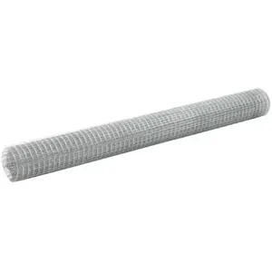 Comparateur de prix : vidaXL Grillage pour volière Acier galvanisé 25x1,5 m Argenté