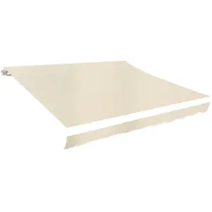 Comparateur de prix : vidaXL Toile d'auvent Crème 350x250 cm
