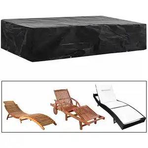 Comparateur de prix : vidaXL Housse de chaise de jardin 8 oeillets 218 x 77 x 55 cm