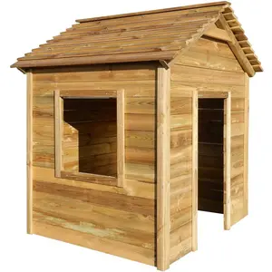 vidaXL Maisonnette d'extérieur 120x120x146 cm Bois de pinVendu parvidaxl