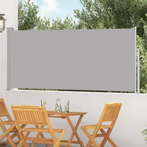 Comparateur de prix : vidaXL Auvent Latéral Rétractable 120 X 300 Cm Gris