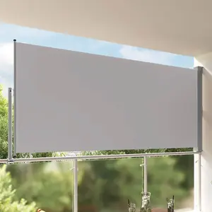 vidaXL Auvent latéral rétractable de patio 160 x 300 cm Gris