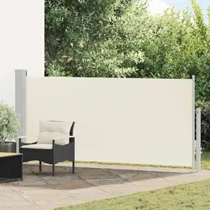 Comparateur de prix : vidaXL Auvent latéral rétractable 140 x 300 cm Blanc cassé