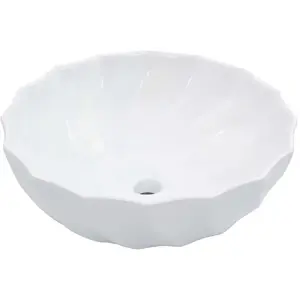 Comparateur de prix : vidaXL Lavabo 46x17 cm Céramique Blanc