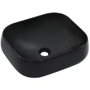 Comparateur de prix : vidaXL Lavabo 44,5 x 39,5 x 14,5 cm Céramique Noir