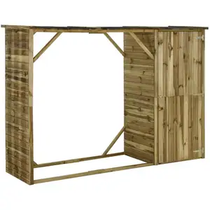 Comparateur de prix : vidaXL Abri d'outils de jardin Pin 253 x 80 x 170 cm