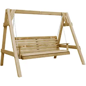 Comparateur de prix : vidaXL Balancelle de jardin bois de pin imprégné 205x150x157 cm