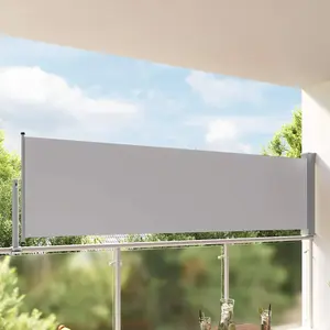Comparateur de prix : vidaXL Auvent latéral rétractable de patio 100 x 300 cm Gris
