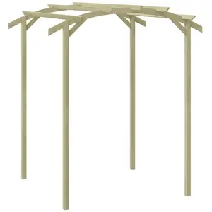 Comparateur de prix : vidaXL Pergola de jardin 180x197x210 cm Bois de pin imprégné