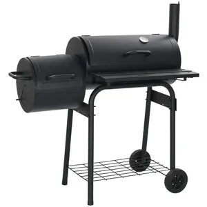 Comparateur de prix : vidaXL Barbecue fumoir classique au charbon
