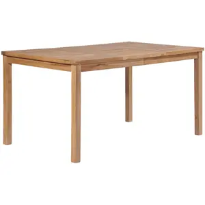 Comparateur de prix : vidaXL Table de jardin 150x90x77 cm Bois de teck solide