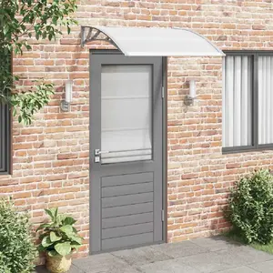 Comparateur de prix : vidaXL Auvent de porte Gris 120 x 100 cm PC