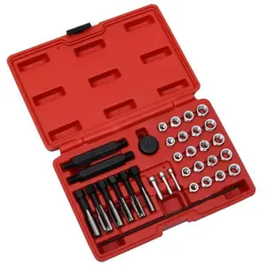 Comparateur de prix : vidaXL Kit de réparation filetage bougie préchauffage 33pcs M8 M10 M12