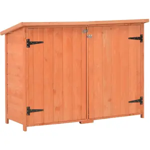 Comparateur de prix : vidaXL Abri de stockage de jardin 120x50x91 cm Bois