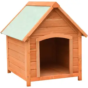 Comparateur de prix : vidaXL Niche pour chiens Bois de pin et de sapin massif 72x85x82 cm