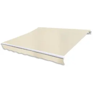 Comparateur de prix : vidaXL Auvent pliable manuel 300 cm Crème