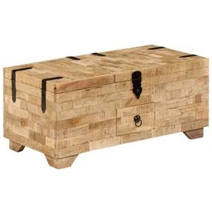 Comparateur de prix : vidaXL Table basse Bois de manguier massif 80 x 40 x 35 cm