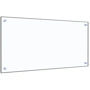 Comparateur de prix : vidaXL Dosseret de cuisine Transparent 80x40 cm Verre trempé