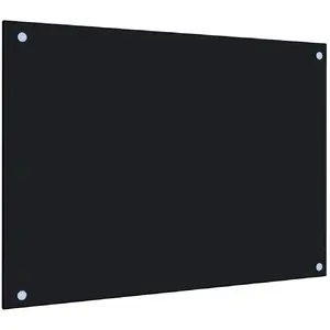 Comparateur de prix : vidaXL Dosseret de cuisine Noir 70x50 cm Verre trempé