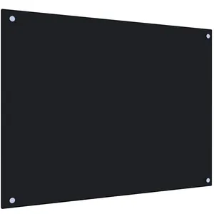 Comparateur de prix : vidaXL Dosseret de cuisine Noir 80x60 cm Verre trempé