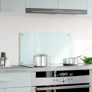 Comparateur de prix : vidaXL Dosseret de cuisine Blanc 70x40 cm Verre trempé