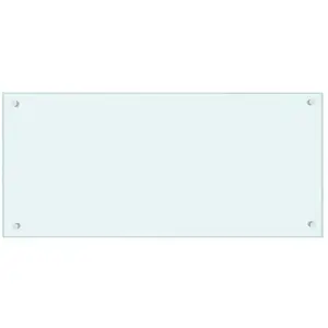 Comparateur de prix : vidaXL Dosseret de cuisine Blanc 90x40 cm Verre trempé