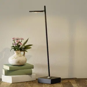 Freelight Lampe à poser LED Block, dimmable, noireVendu parluminaire