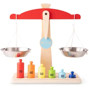 New Classic Toys Accessoire de marchande enfant balance bois pas cher