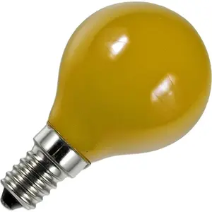 spl Ampoule Led E27 G45x72 1w Coloris Orange Opale pas cher