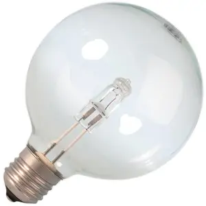 SPL | Ampoule halogène EcoClassic globe | Gros culot E27 | Claire | 125mm | 18WVendu parampoulepascher