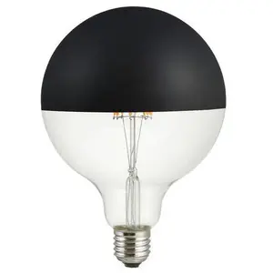 spl Ampoule G125 Led E27 à Tête Miroir 6.5w Noir pas cher