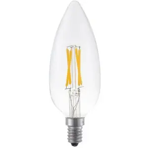 Ampoule Bougie Filament Led E27 280 Lm Coloris Clair