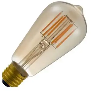 Comparateur de prix : spl Ampoule Rustika St64 Led E27 640 Lm 8w Coloris Doré