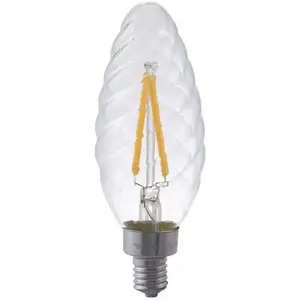 Comparateur de prix : spl Ampoule Bougie Torsadée Led E14 C35 2w 160 Lm Clair