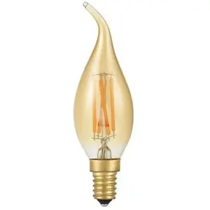 Comparateur de prix : spl Ampoule Flamme Led E14 C35 4w 360 Lm Doré