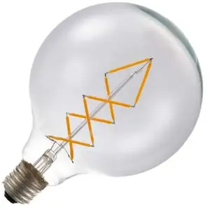 Comparateur de prix : SPL Ampoule Filament Zigzag G125 Led 470 Lm 6.5w Coloris Clair