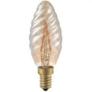 spl Ampoule Bougie Torsadée Led E14 C35 1.5w 140 Lm DoréVendu parmanutan