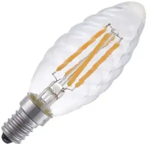 Comparateur de prix : spl Ampoule Bougie Torsadée Led E14 C35 2w 140 Lm Doré