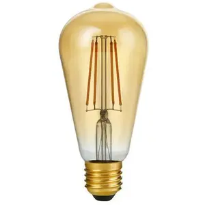spl Ampoule Rustika St64 Led E27 810 Lm 10w Coloris Doré