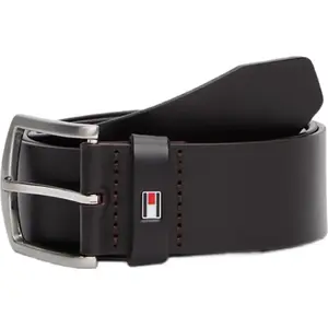Ceinture - Tommy Hilfiger - New Denton - Cuir - Marron - 90 cm