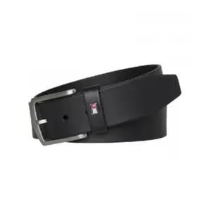 Tommy Hilfiger Homme New Denton Ceinture Logo Ceinture, Noir