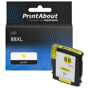 PrintAbout Cartouche compatible HP 88XL (C9393AE) - Jaune - Grande capacité pas cher
