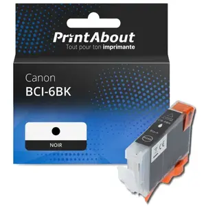 Comparateur de prix : PrintAbout Cartouche compatible Canon BCI-6BK - Noir