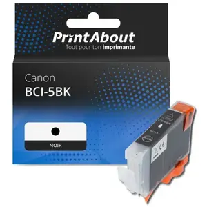 Comparateur de prix : PrintAbout Cartouche compatible Canon BCI-5BK - Noir