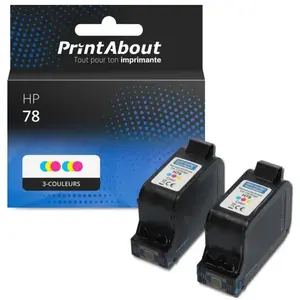 Comparateur de prix : PrintAbout Cartouche compatible HP 78 (C6578A) - 3-couleurs - Multipack