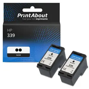 Comparateur de prix : PrintAbout Cartouche compatible HP 339 (C9504EE) - pack de 2 - Noir - Multipack