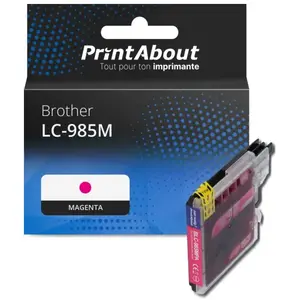 Comparateur de prix : PrintAbout Cartouche compatible Brother LC-985M - Magenta