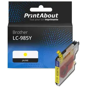 Comparateur de prix : PrintAbout Cartouche compatible Brother LC-985Y - Jaune